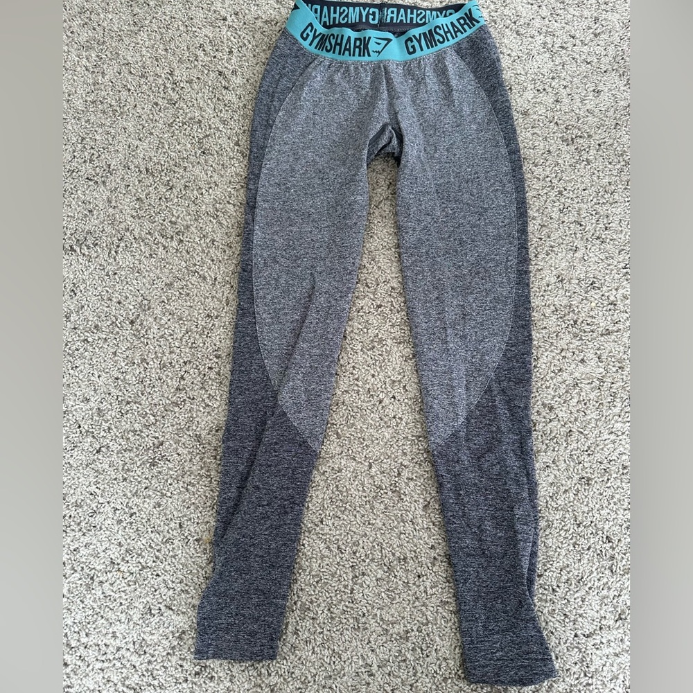 Gymshark, medium, gray/teal